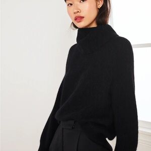 Quince Baby Alpaca-Wool Turtleneck